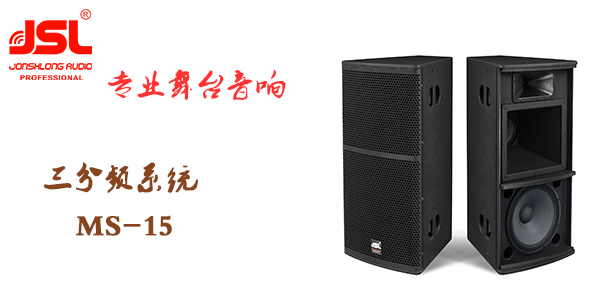 新款三分频专业舞台音响 摩登7MS-15